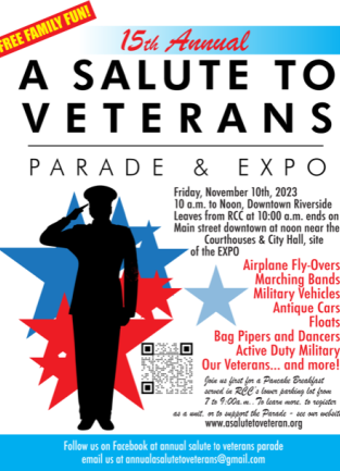 15th Annual A Salute To Veterans Parade and EXpo  